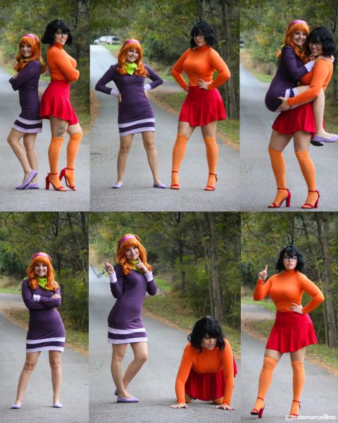 Velma And Daphne Lesbian Cosplay Porn