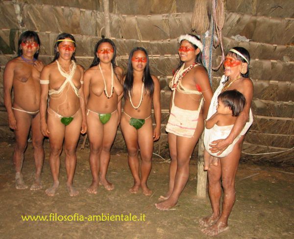amazon native girls bathing