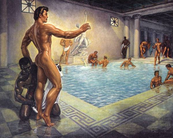 ancient greek gay orgy