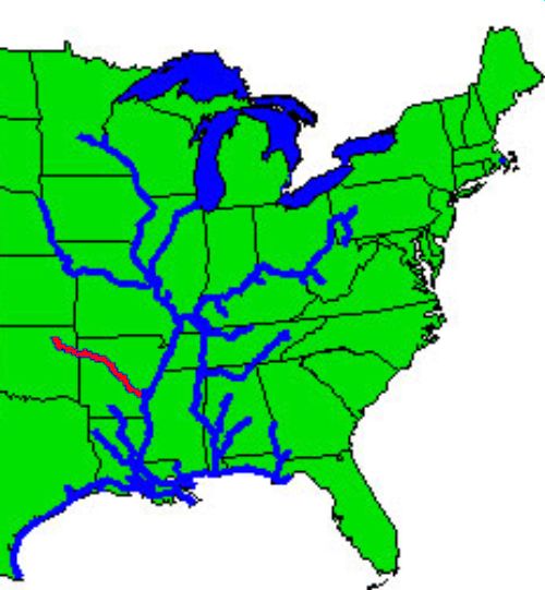 hudson river map united states