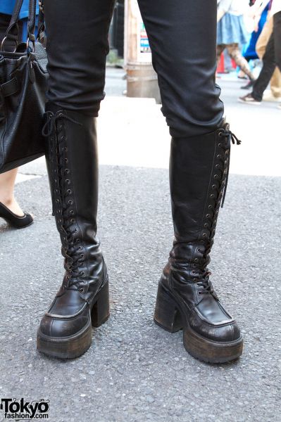 high black boots