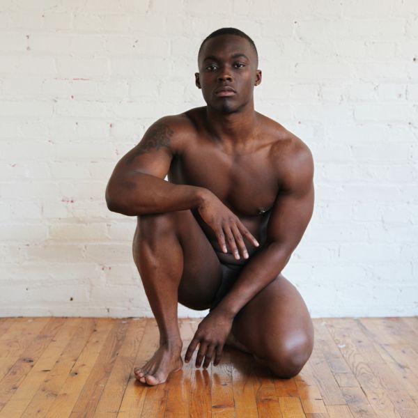 black male runway models