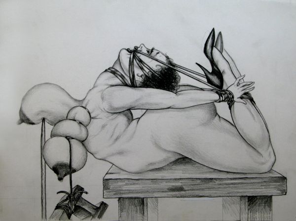 female torture drawings aries