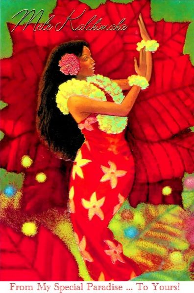 hula girl cartoon