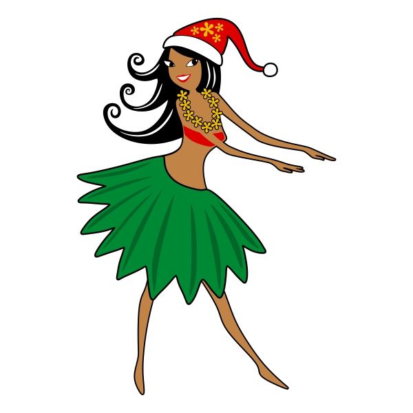 hula girl clip art