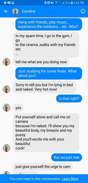 nude sexting conversations
