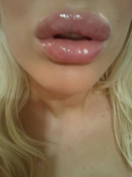 fake tits high heels and cock sucking lips