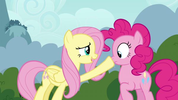 fluttershy and pinkie pie human