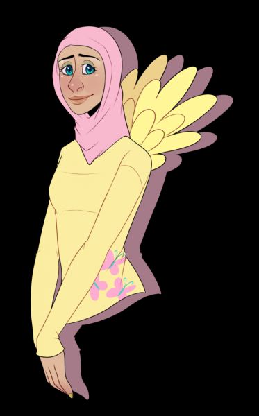 fluttershy angel bunny