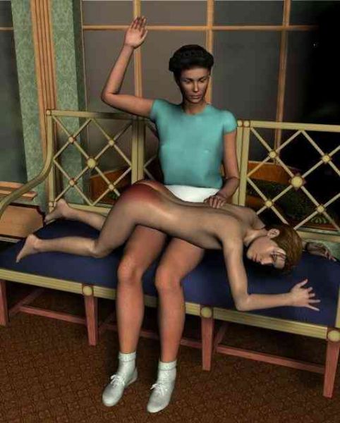 sissy spanking gif