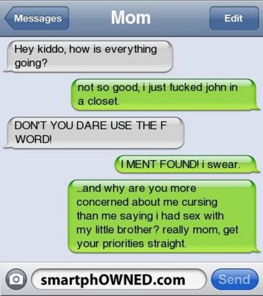 auto correct text messages gone wrong