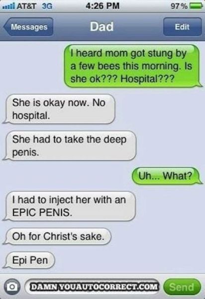 funny text messages from parents