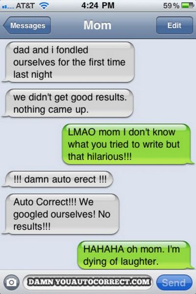 funny auto correct messages