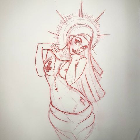 virgin mary comic