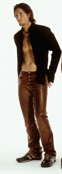 mens leather pants