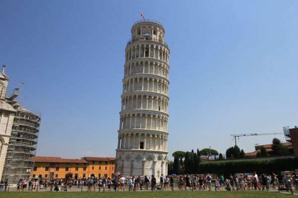 leaning tower of pisa drawing