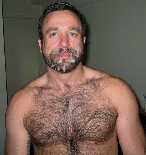 cum in his beard