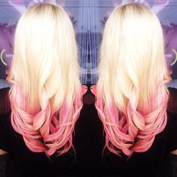 white blonde ombre hair