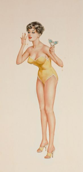 pin up ron frenz art