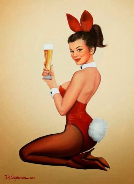 nesler dave pin up art