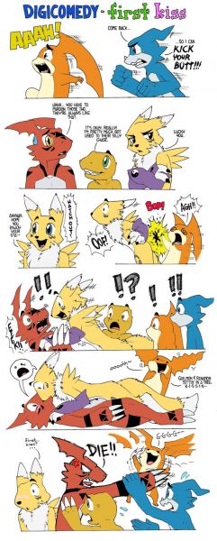 renamon and guilmon comic 2