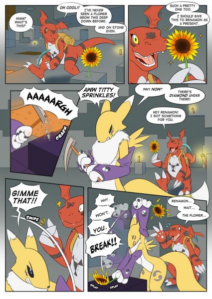 guilmon and renamon spare time