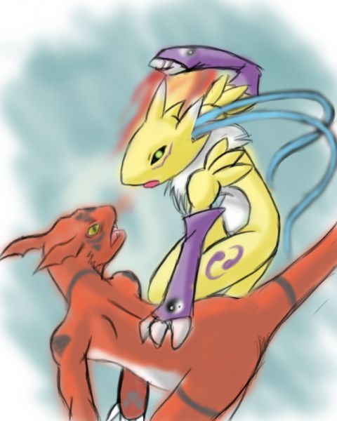 renamon and guilmon comic