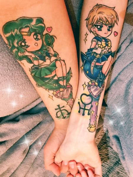 sailor moon symbols tattoos