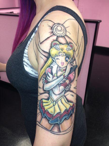 sailor moon luna tattoo