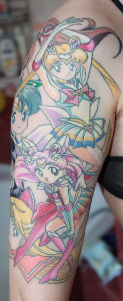 sailor moon key tattoos