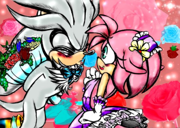 sonic the werehog and amy rose the hedgehog