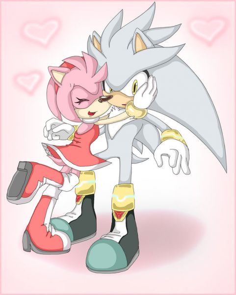 manic the hedgehog and amy rose