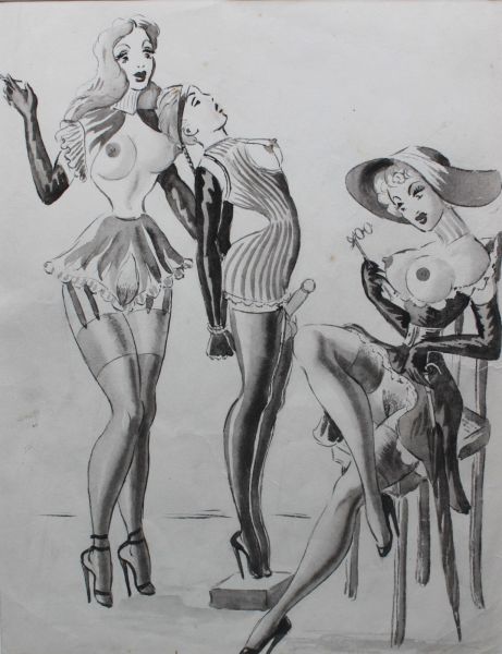 sissy punishment drawings