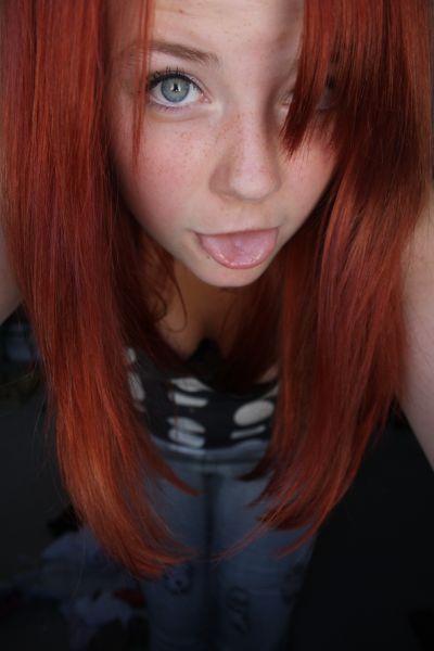 nerdy redhead self