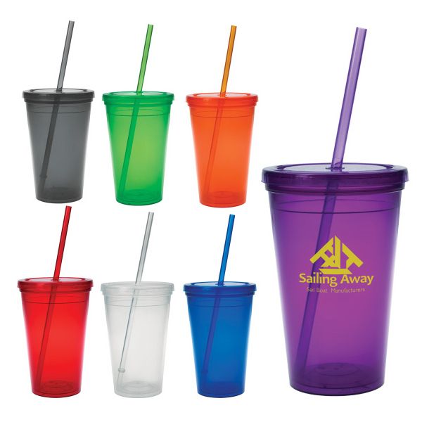 glitter tumbler with straw