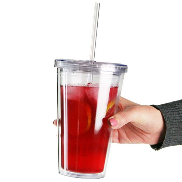 tumbler cups with lids and straws