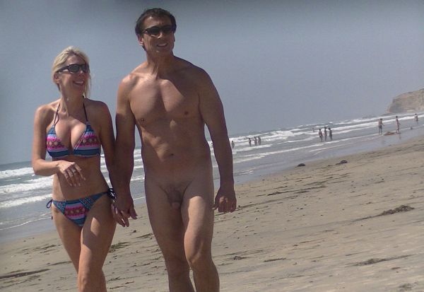 beach nude accidental erection