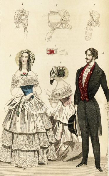 victorian dress cleavage