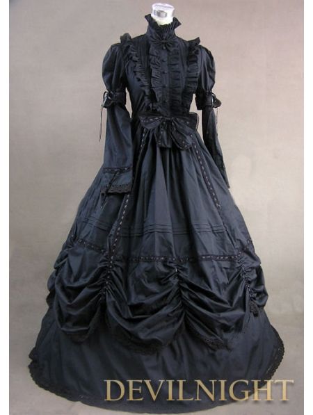 victorian bustle dress