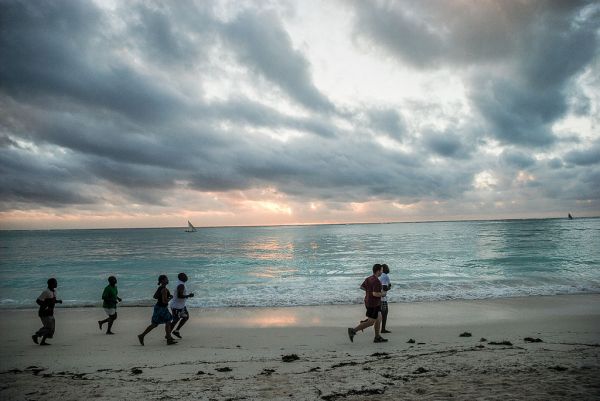 holy nature day at the beach