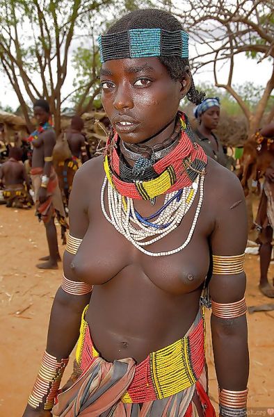 young african tribe girls