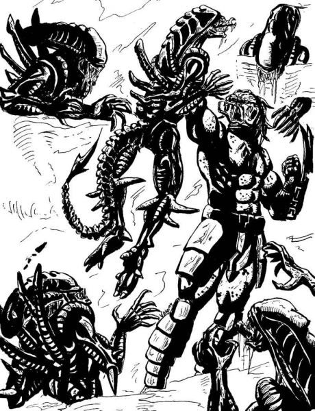 alien vs predators pages