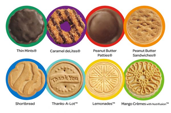 samoa girl scout cookie box