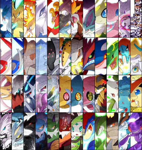 all legendary rare pokemon