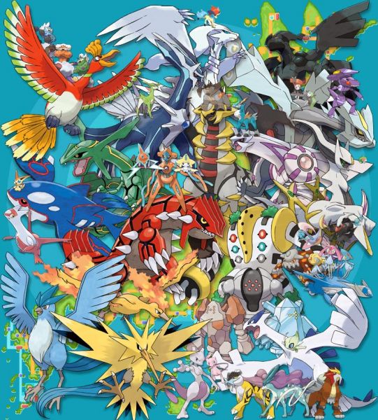 all legendary pokemon wallpaper