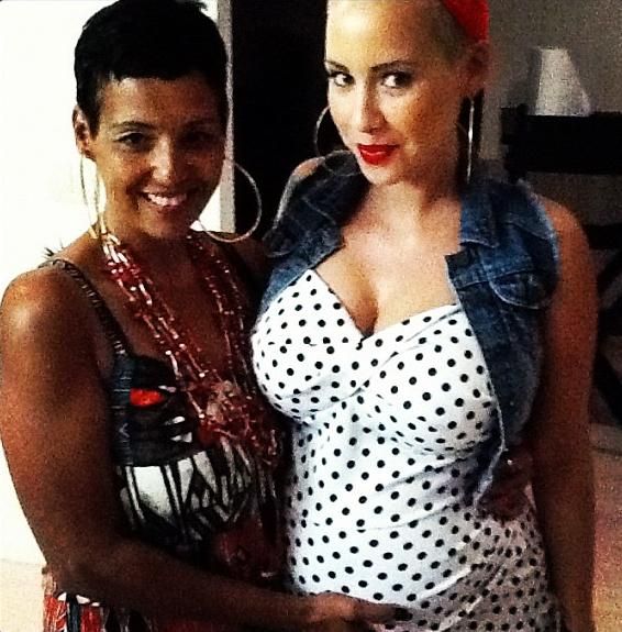 amber rose is not black