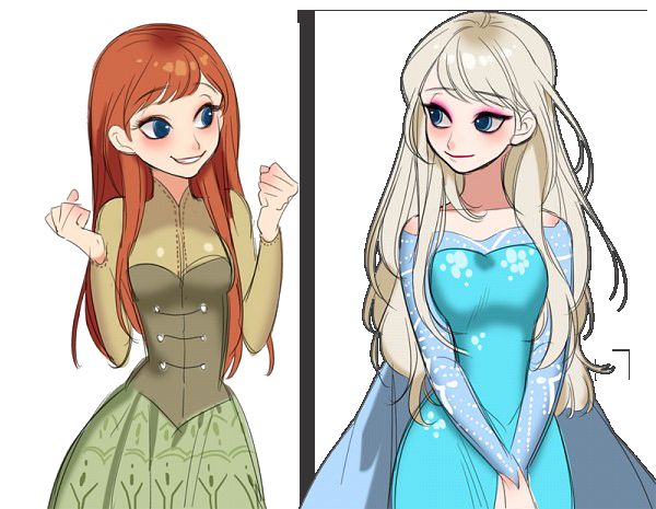 frozen anna and elsa dolls