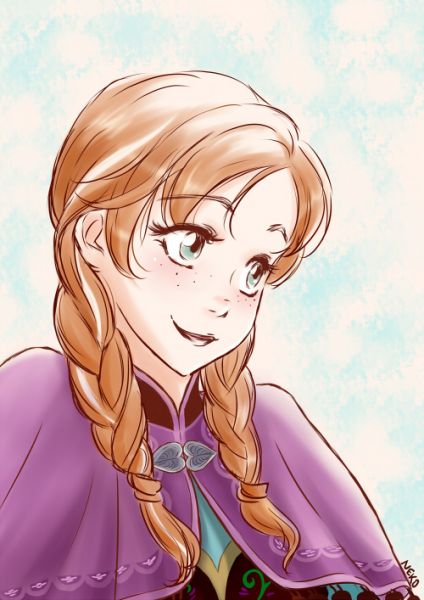drawings of anna from frozen