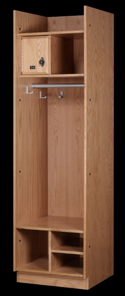 wooden lockers