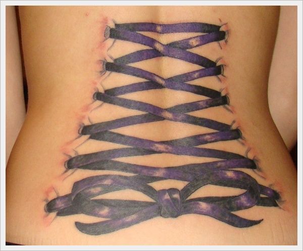 butterfly back tattoos for girls